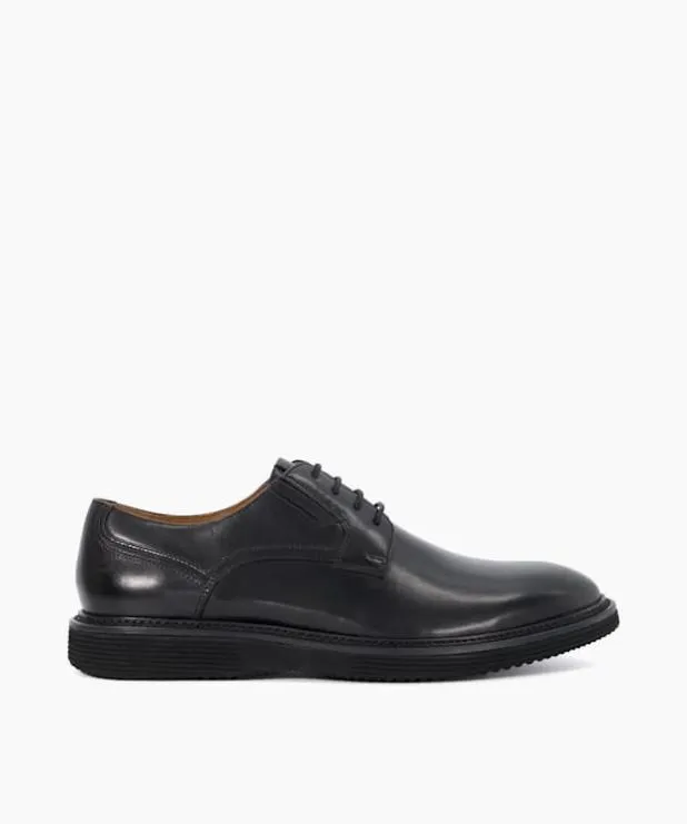 Dune London Casual Shoes Men Rubber Sole Lace Up Derby Black