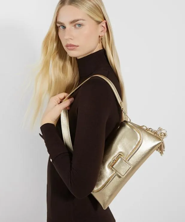 Dune London Crossbody Bags Women Leather Shoulder Bag Metallic