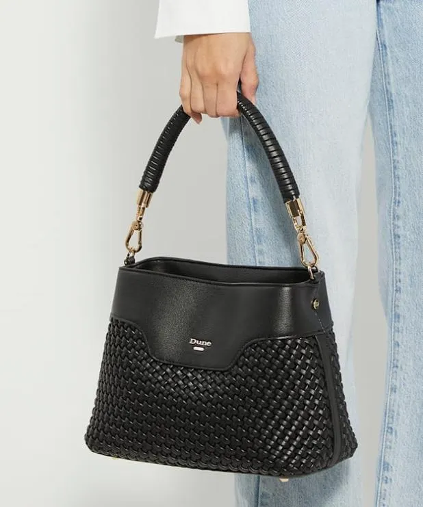 Dune London Crossbody Bags Women Top Handle Shoulder Bag Black