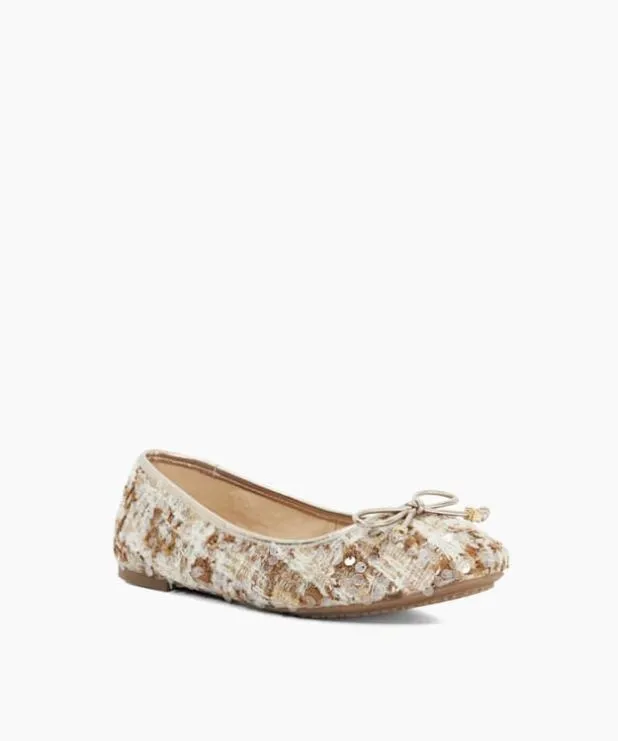 Dune London Flat Shoes Women CharmDetail Ballet Shoes Neutral