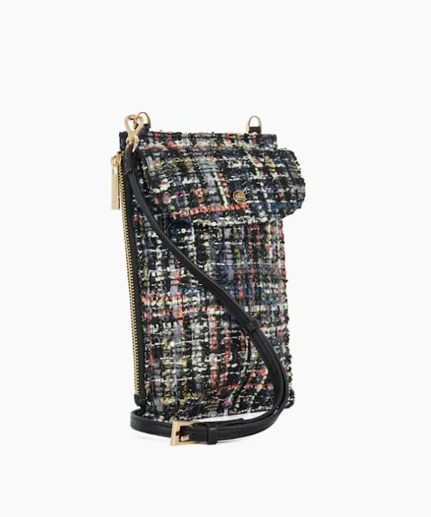 Dune London Handbags Women Press Stud Cross Body Phone Case Blue
