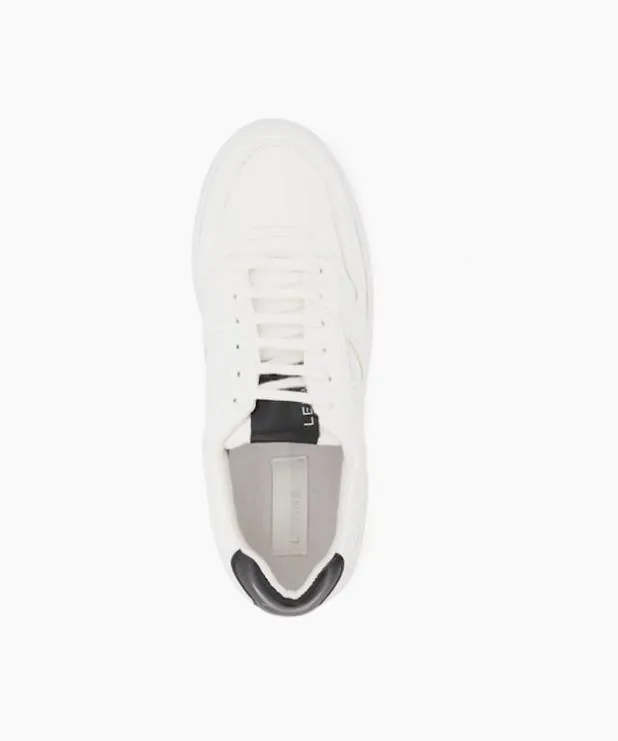 Dune London Trainers Men GrapeLeather LaceUp Trainers White