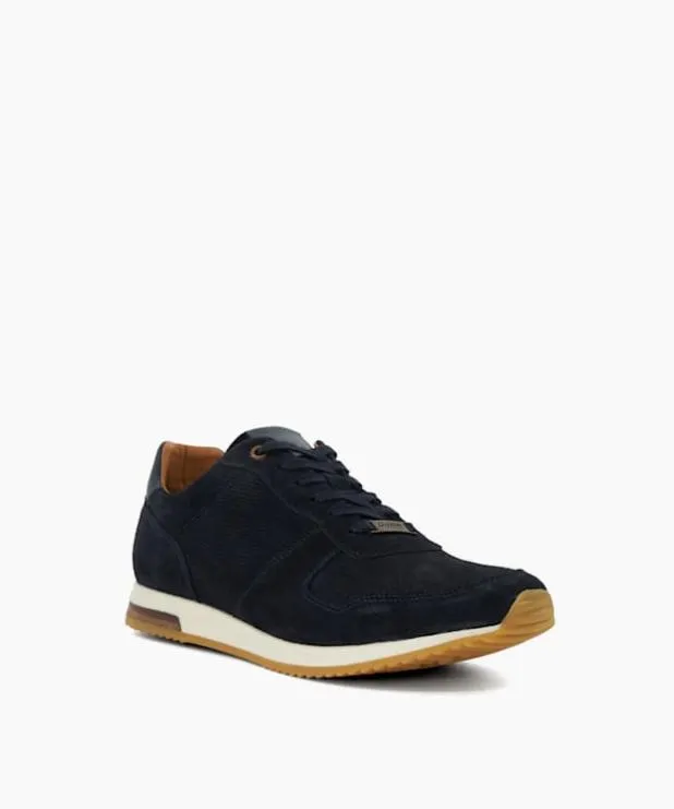 Dune London Trainers Men LaceUp Runner Trainers Blue