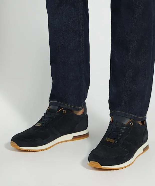 Dune London Trainers Men LaceUp Runner Trainers Blue