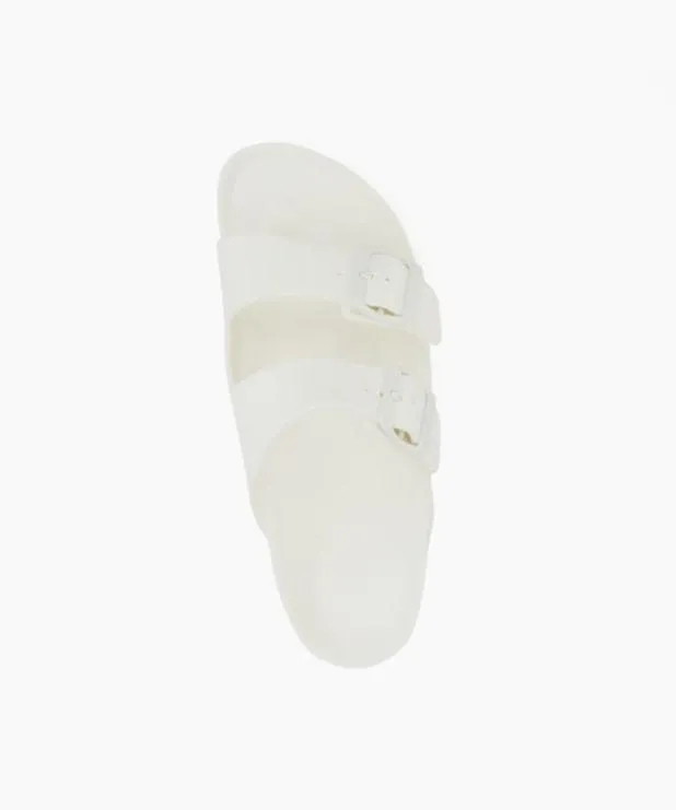 Dune London White Sandals Women Casual DoubleStrap Sandals White