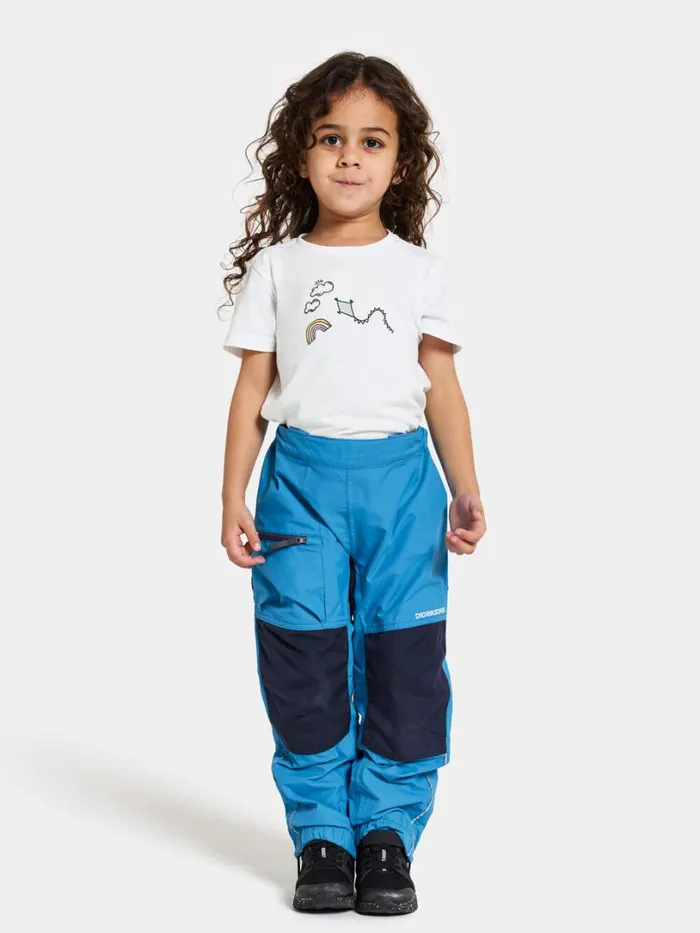 Dusk Kids039 Pants 5 Flag Blue Kids Didriksons Waterproof Trousers