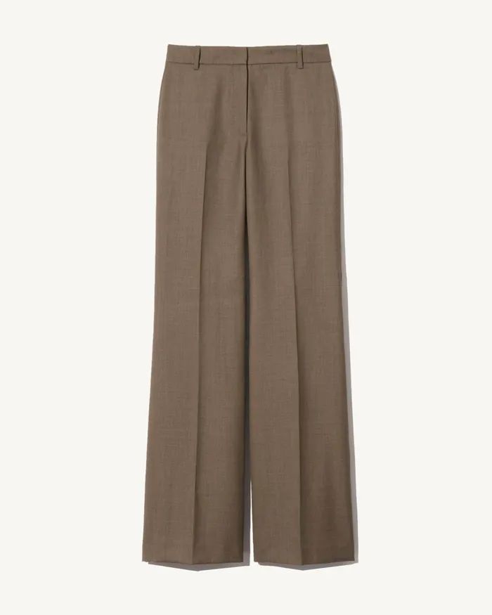 EFFY PANT Taupe Grey Women Nili Lotan Pants and Shorts