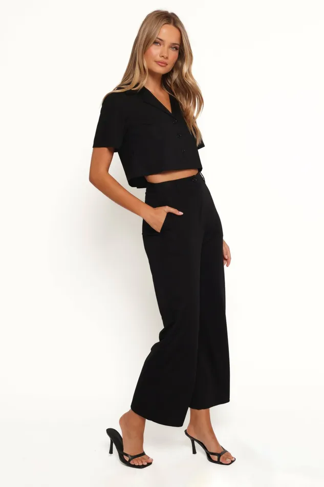 Element Set Black Women Matching Sets Petal and Pup