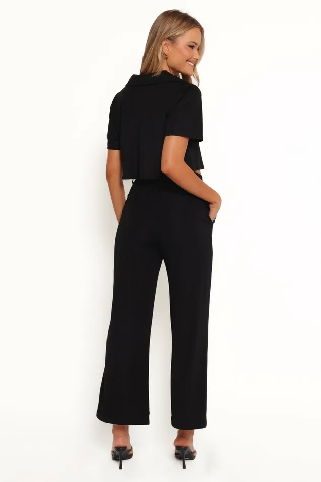 Element Set Black Women Matching Sets Petal and Pup