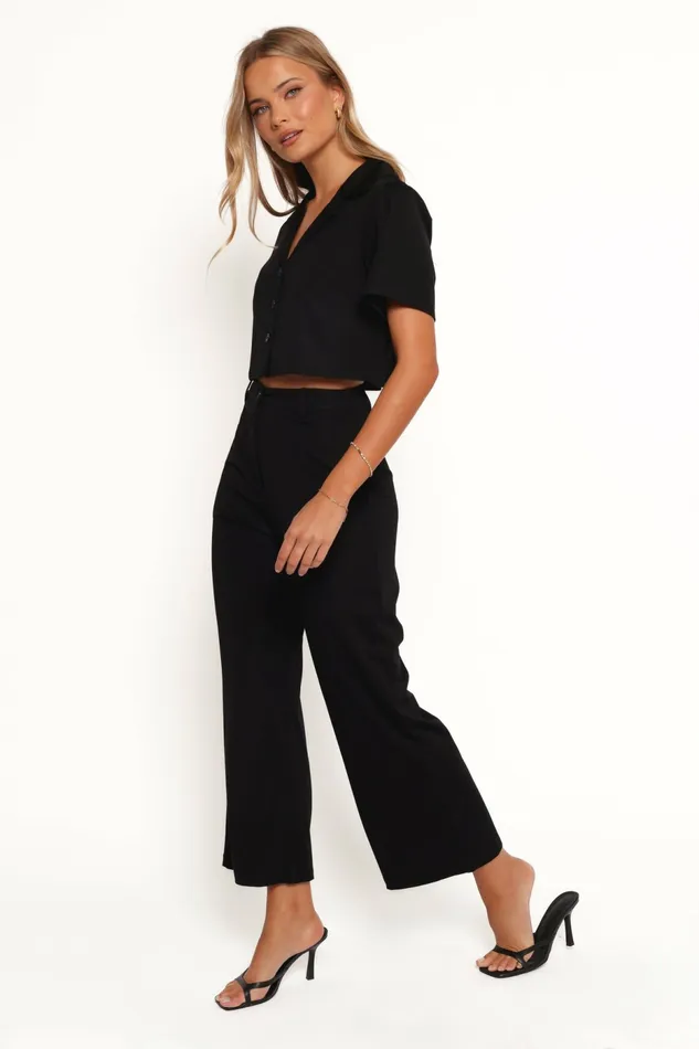 Element Set Black Women Matching Sets Petal and Pup