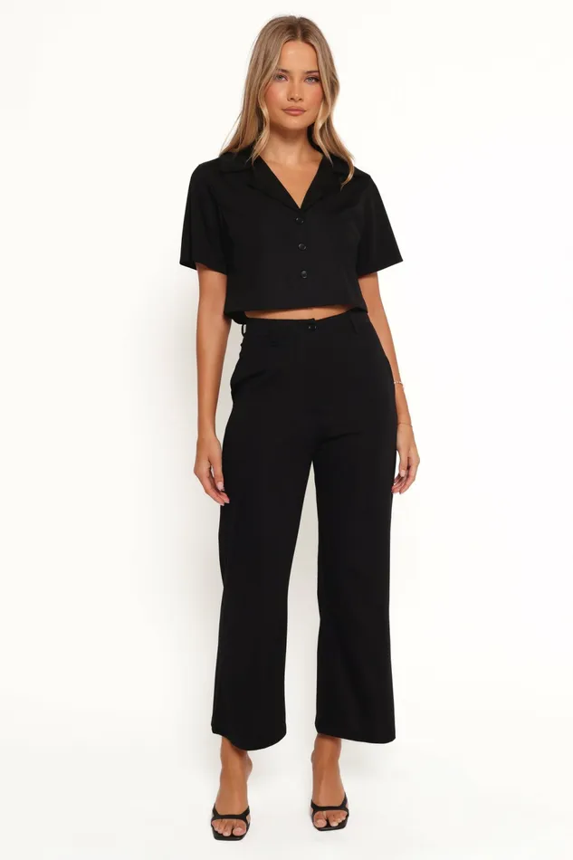 Element Set Black Women Matching Sets Petal and Pup