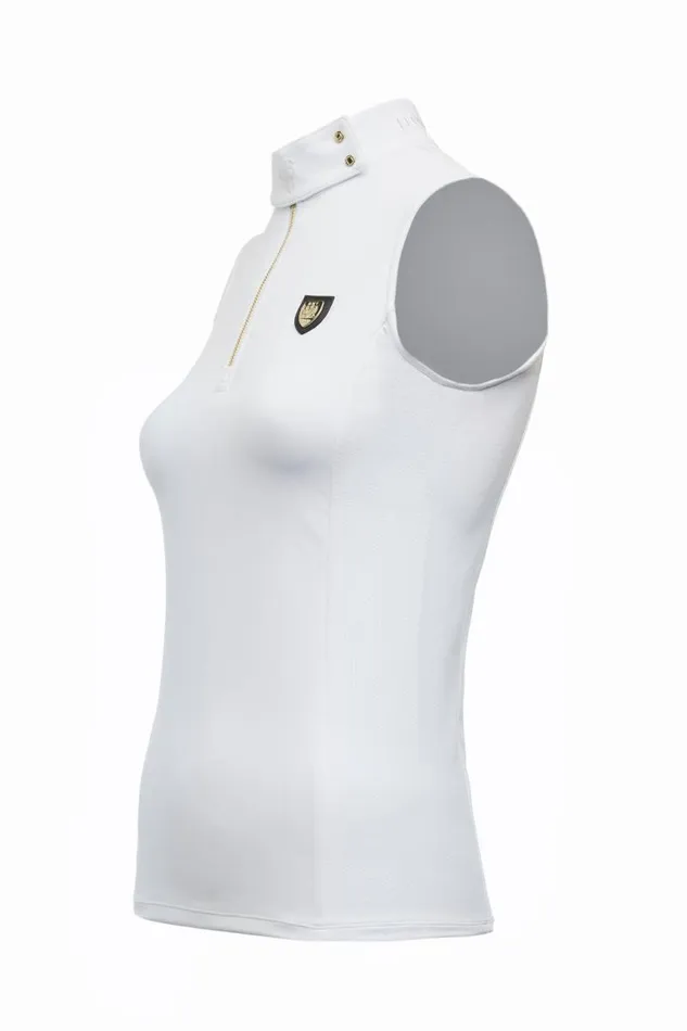 Equestrian Base Layers Holland Cooper Elite Sleeveless Base Layer White Equestrian Base Layers Holland Cooper Elite Sleeveless Base Layer White