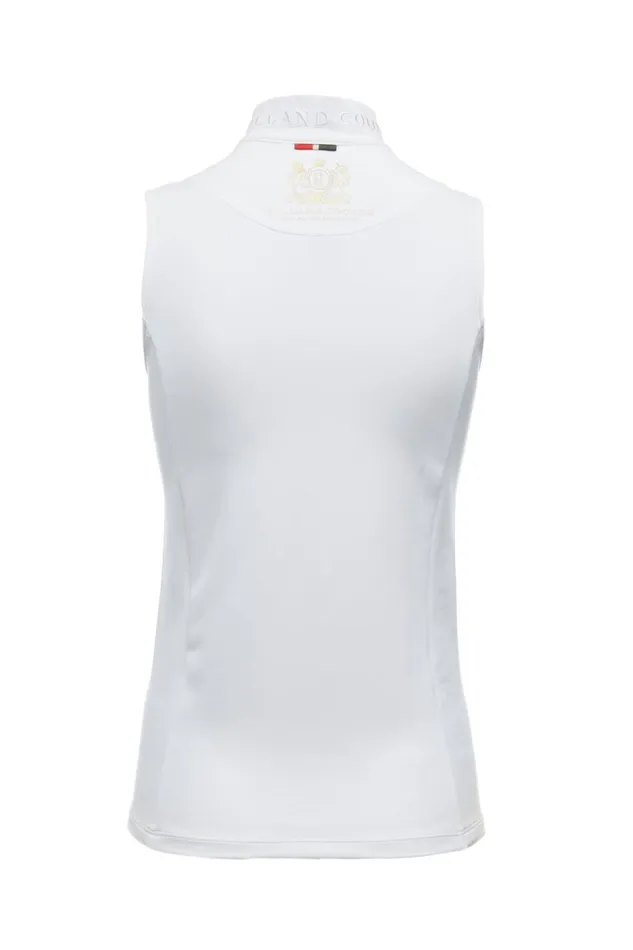 Equestrian Base Layers Holland Cooper Elite Sleeveless Base Layer White Equestrian Base Layers Holland Cooper Elite Sleeveless Base Layer White