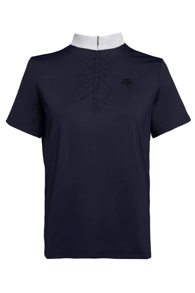 Equestrian Base Layers Holland Cooper Windsor Short Sleeve Base Layer Ink Navy