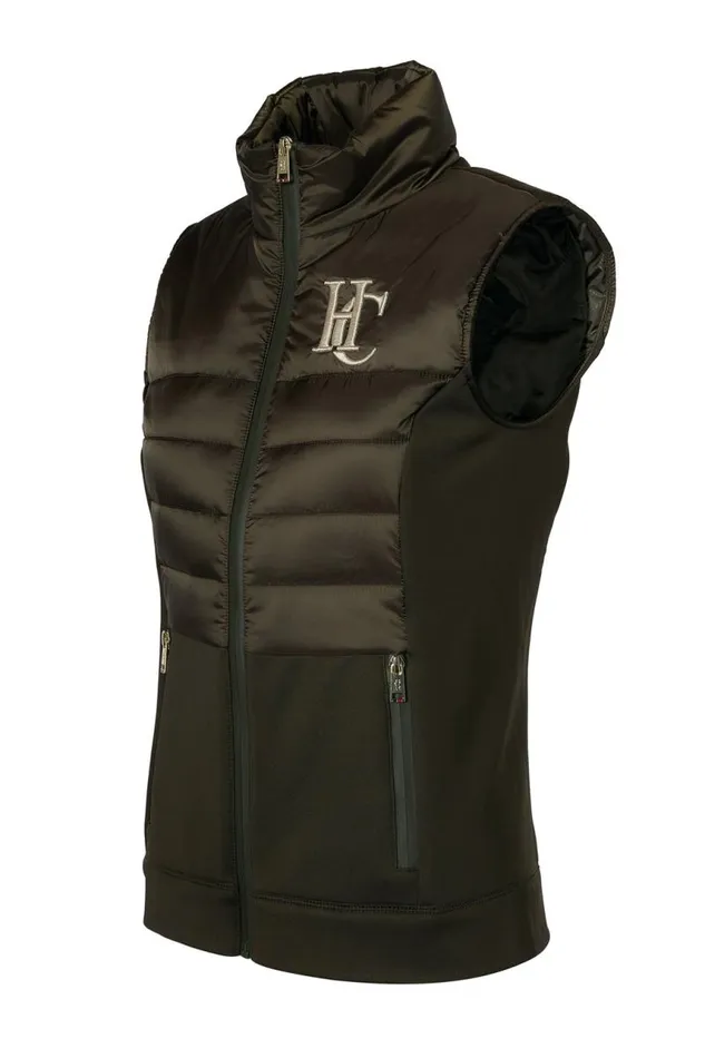 Equestrian Gilets Holland Cooper Hybrid Gilet Khaki Equestrian Gilets Holland Cooper Hybrid Gilet Khaki