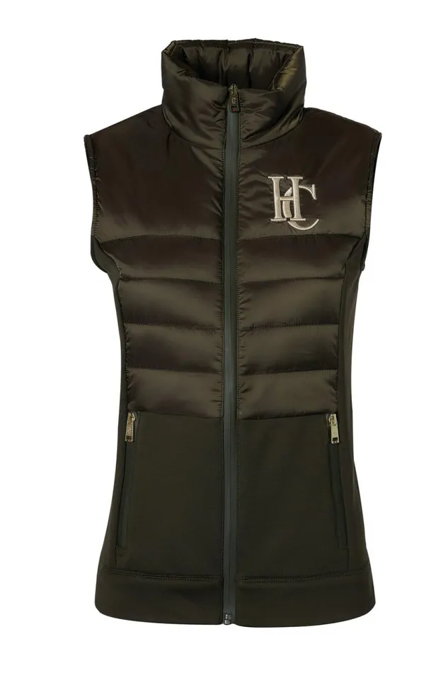 Equestrian Gilets Holland Cooper Hybrid Gilet Khaki Equestrian Gilets Holland Cooper Hybrid Gilet Khaki