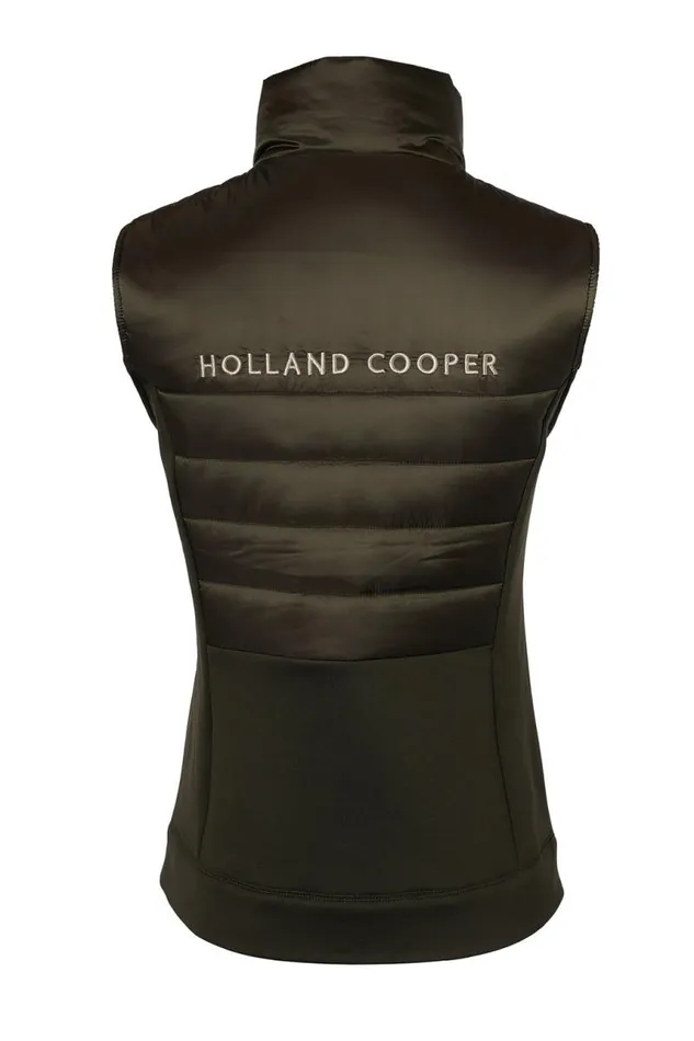 Equestrian Gilets Holland Cooper Hybrid Gilet Khaki Equestrian Gilets Holland Cooper Hybrid Gilet Khaki