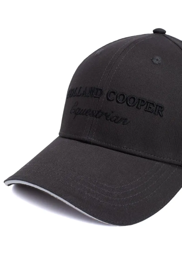 Equestrian Headwear Holland Cooper HC Equestrian Cap Charcoal Equestrian Headwear Holland Cooper HC Equestrian Cap Charcoal