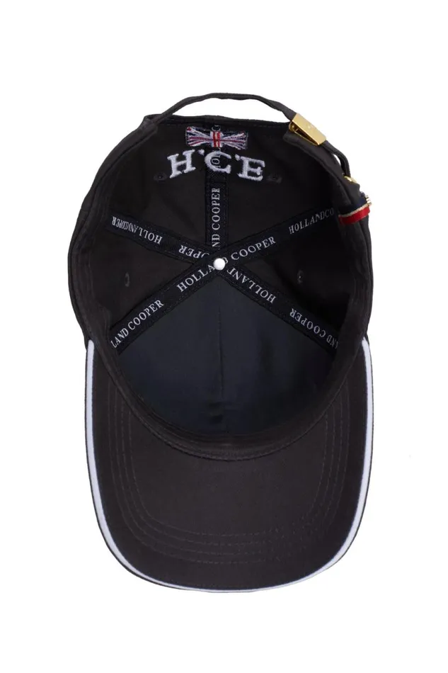 Equestrian Headwear Holland Cooper HC Equestrian Cap Charcoal Equestrian Headwear Holland Cooper HC Equestrian Cap Charcoal