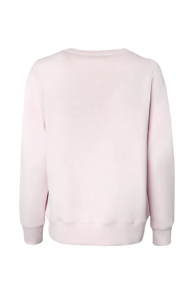 Equestrian Hoodies and Sweatshirts Holland Cooper Crystal Crew Neck Sweat Blush Equestrian Hoodies and Sweatshirts Holland Cooper Crystal Crew Neck Sweat Blush
