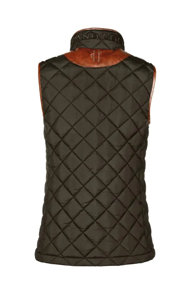 EquestrianWomen Gilets Holland Cooper Country Quilted Gilet Heritage Khaki EquestrianWomen Gilets Holland Cooper Country Quilted Gilet Heritage Khaki