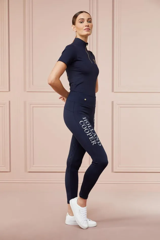 EquestrianWomen Leggings Holland Cooper Sport Legging Ink Navy