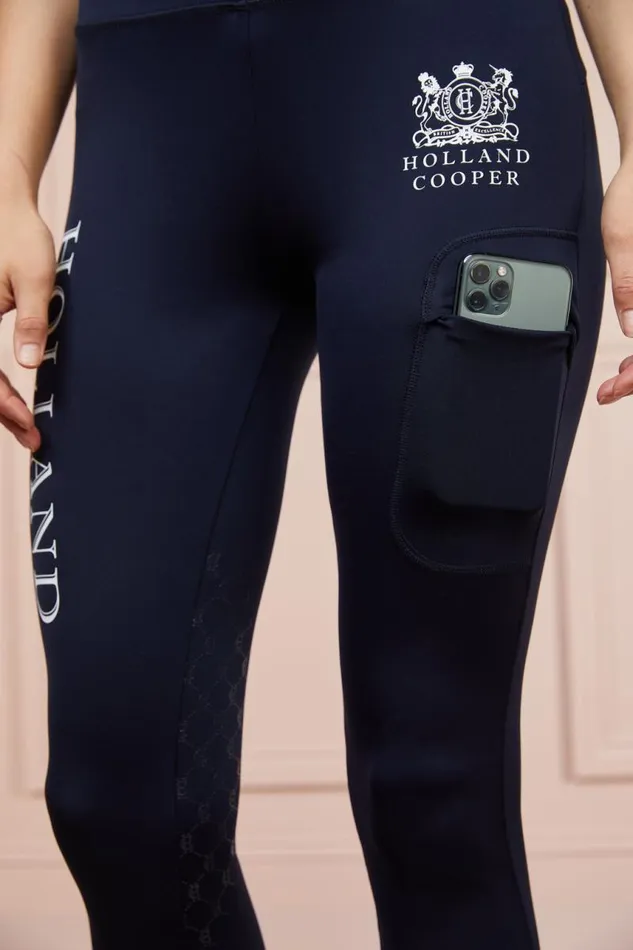 EquestrianWomen Leggings Holland Cooper Sport Legging Ink Navy EquestrianWomen Leggings Holland Cooper Sport Legging Ink Navy