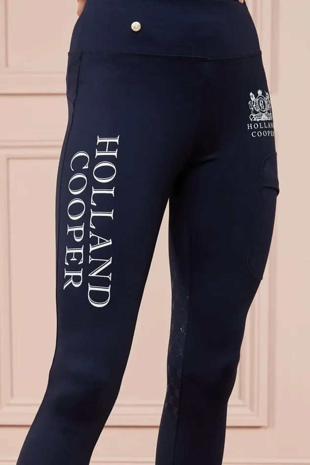 EquestrianWomen Leggings Holland Cooper Sport Legging Ink Navy EquestrianWomen Leggings Holland Cooper Sport Legging Ink Navy