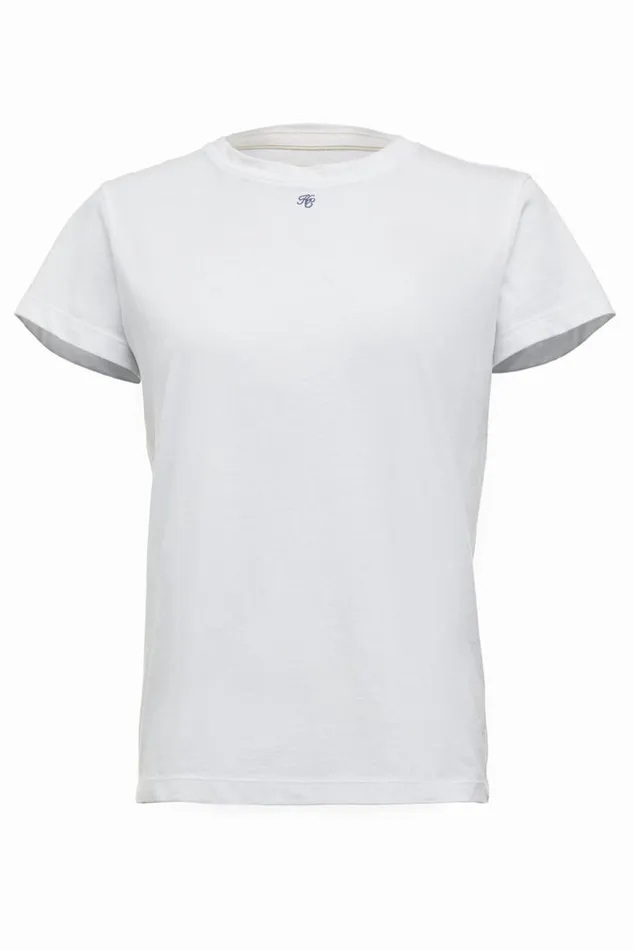 EquestrianWomen Polo Shirts and Tees Holland Cooper Monogram Tee White EquestrianWomen Polo Shirts and Tees Holland Cooper Monogram Tee White