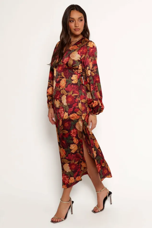 Fall Dresses Zimmer Long Sleeve Maxi Dress Sangria Bloom 8211 Petal and Pup Women Fall Dresses Zimmer Long Sleeve Maxi Dress Sangria Bloom 8211 Petal and Pup Women