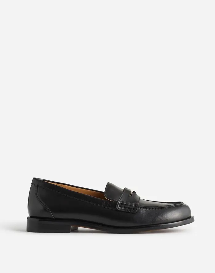 Flats and Loafers Women Madewell The Grayson Penny Loafer True Black