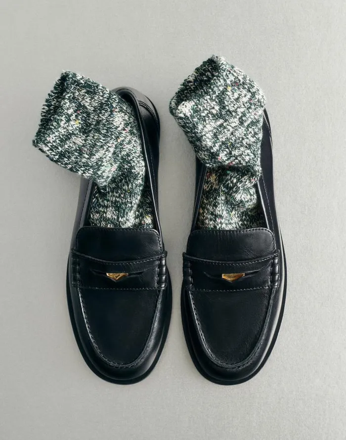 Flats and Loafers Women Madewell The Grayson Penny Loafer True Black