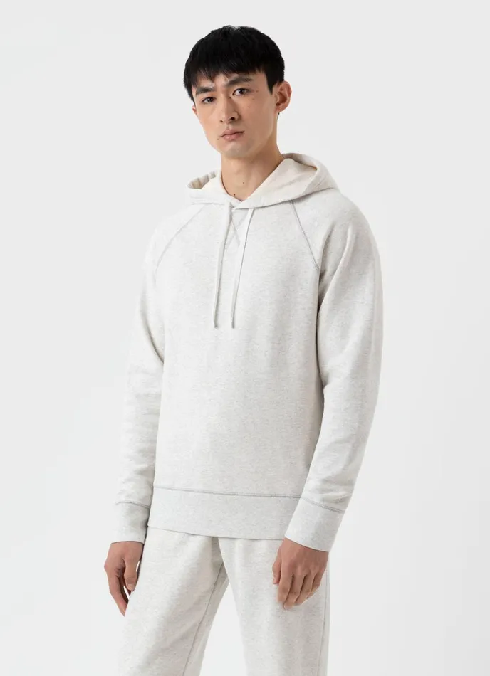 Fleeceback Hoody Archive White Melange Men SUNSPEL Sweatshirts and Sweatpants
