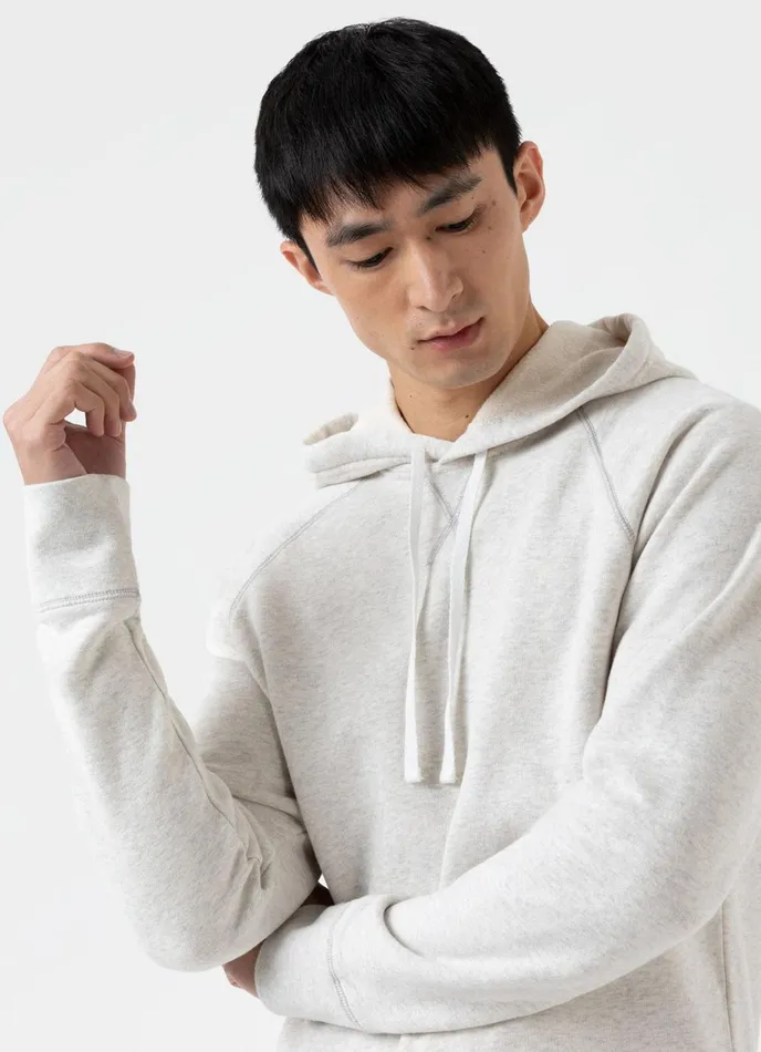 Fleeceback Hoody Archive White Melange Men SUNSPEL Sweatshirts and Sweatpants
