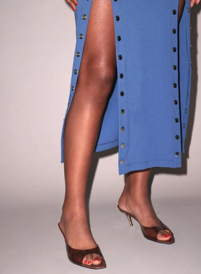 Fleur Du Mal Dresses Undo Me Racer Dress Dusk Blue 8211 Women Fleur Du Mal Dresses Undo Me Racer Dress Dusk Blue 8211 Women