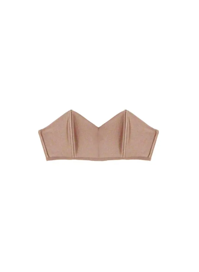 Fleur Du Mal Essentials Bras Charlotte Bandeau Bra Tan 8211 Women