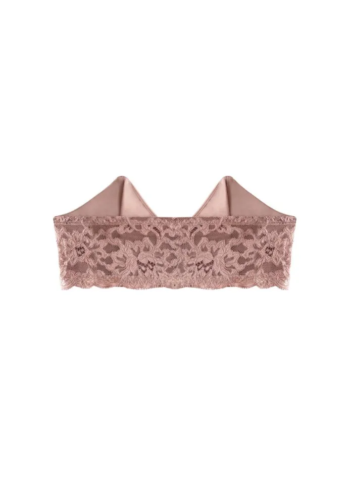 Fleur Du Mal Essentials Bras Charlotte Bandeau Bra Tan 8211 Women