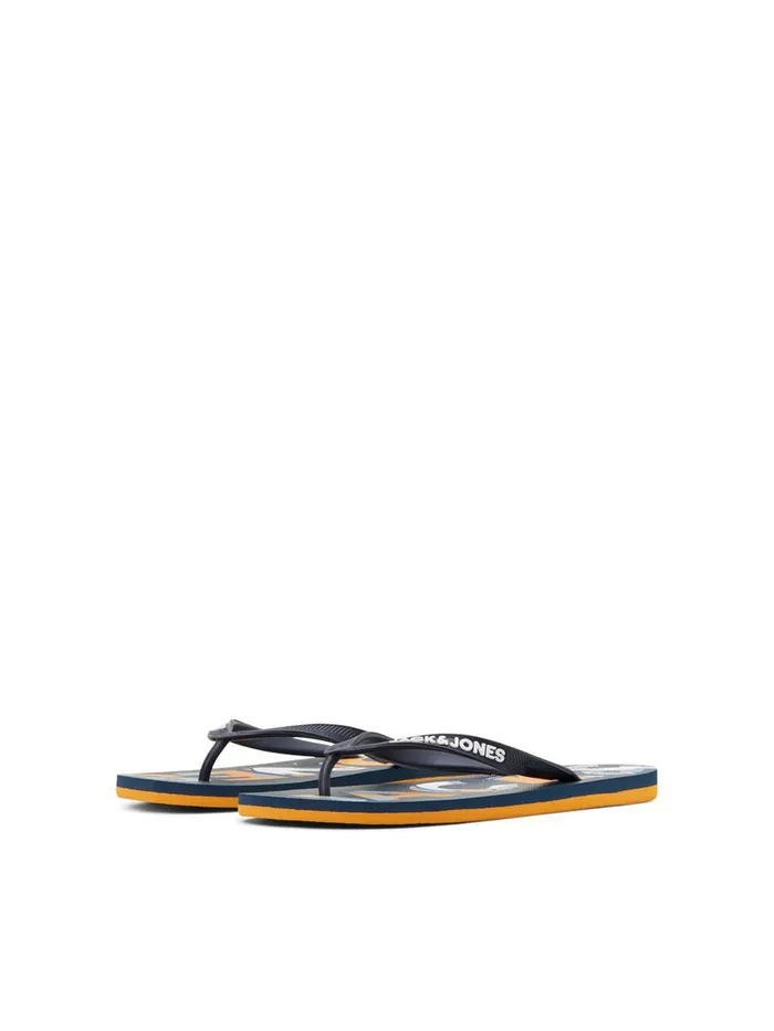 Flip Flops and Sandals JACK and JONES Mens 2PACK FLIP FLOPS Black Anthracite Casaul