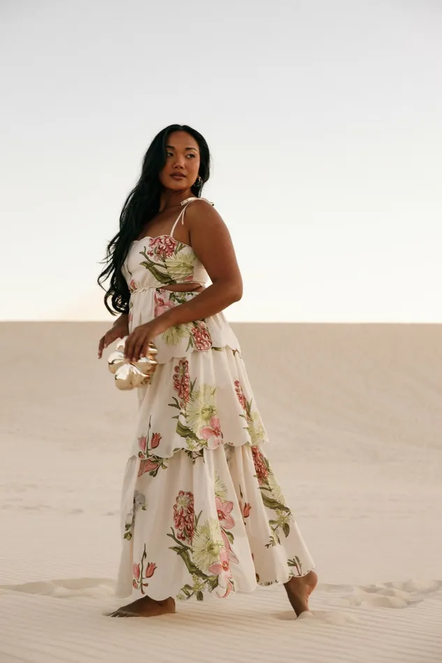Floral Dresses Adelaide Maxi Dress Native Flora 8211 Petal and Pup Women