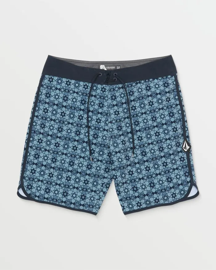 Fractal Scallop ModTech Trunks 8211 Blueberry Mens Volcom Boardshorts and Trunks Fractal Scallop ModTech Trunks 8211 Blueberry Mens Volcom Boardshorts and Trunks