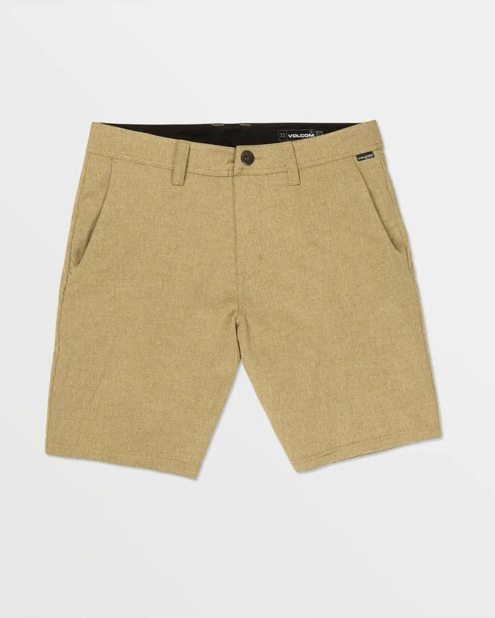 Frickin Cross Shred Static Shorts 8211 Dark Khaki Mens Volcom Shorts