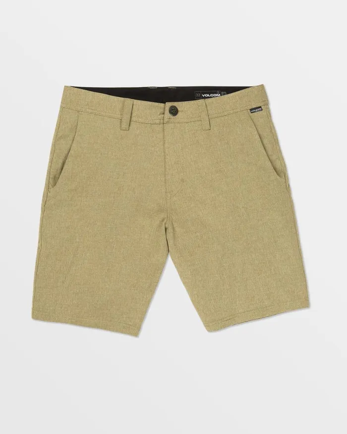 Frickin Cross Shred Static Shorts 8211 Dark Khaki Mens Volcom Shorts