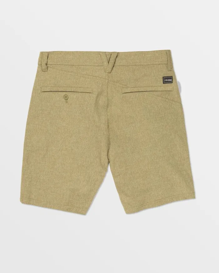 Frickin Cross Shred Static Shorts 8211 Dark Khaki Mens Volcom Shorts