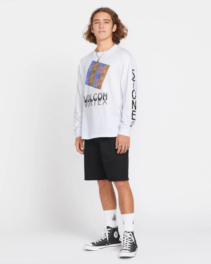 Frickin Elastic Waist Shorts 8211 Black Mens Volcom Hiking