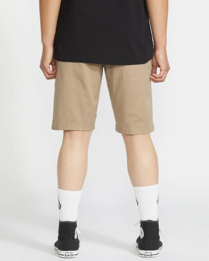 Frickin Modern Stretch Shorts 8211 Khaki Mens Volcom Shorts