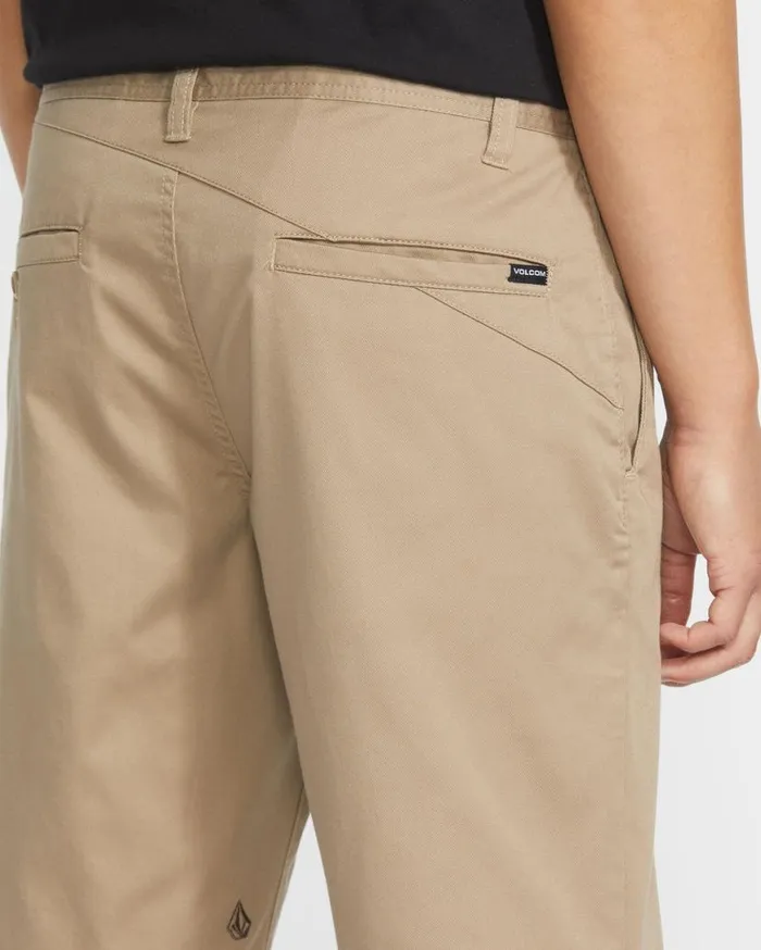 Frickin Modern Stretch Shorts 8211 Khaki Mens Volcom Shorts
