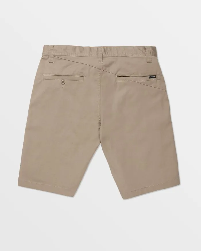Frickin Modern Stretch Shorts 8211 Khaki Mens Volcom Shorts
