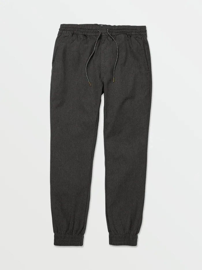 Frickin Slim Joggers 8211 Charcoal Heather Mens Volcom Pants