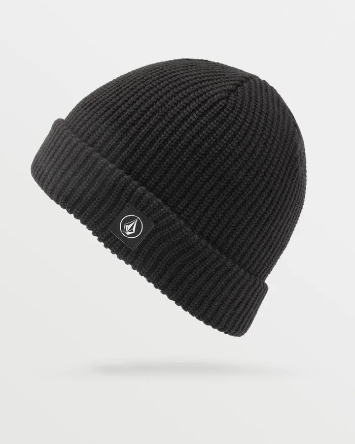 Full Stone Beanie W 8211 Black Womens Volcom Hats and Beanies
