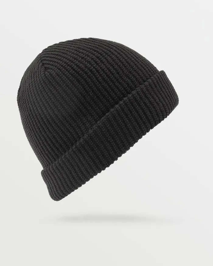 Full Stone Beanie W 8211 Black Womens Volcom Hats and Beanies
